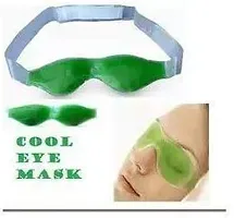 JK ENTERPRISE (PACK OF 2) Aloe Vera Cool Gel Eye Mask Summer Ice Cooling Sleeping Mask for Eye Patches Remove Dark Circles Fatigue Cool Eyes Patch Pads Eye Care (2 PC GREEN WITH MAGNETE-thumb1