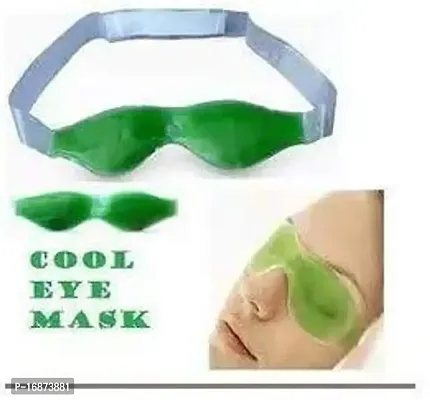 JK ENTERPRISE (PACK OF 3 PC) Aloe Vera Cool Gel Eye Mask Summer Ice Cooling Sleeping Mask for Eye Patches Remove Dark Circles Fatigue Cool Eyes Patch Pads Eye Care (3 PC)-thumb3