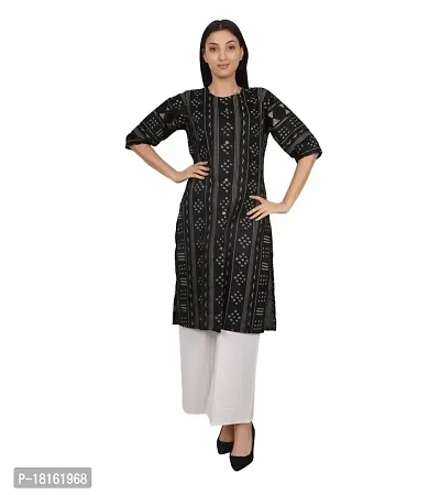 SIMPLY KITSCH Women Black Printed Kurta