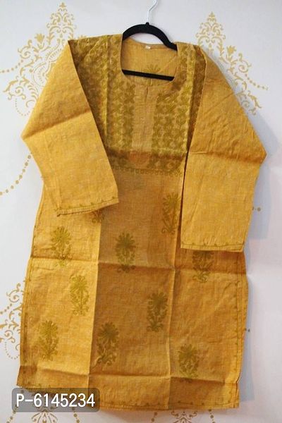 Latest Beautiful Cotton Stitched Kurta for Women