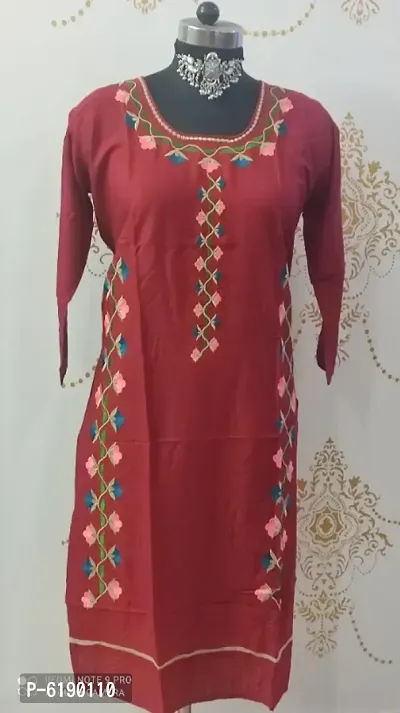 Latest Beautiful Rayon Stitched Kurta for Women