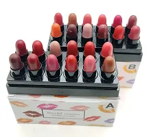 Ayurvedic Creamy Matte Micro Mini Lipstick Kit  (Pack of 24)-thumb1