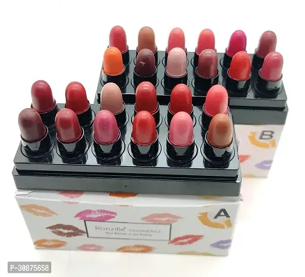 Ayurvedic Creamy Matte Micro Mini Lipstick Kit  (Pack of 24)-thumb2