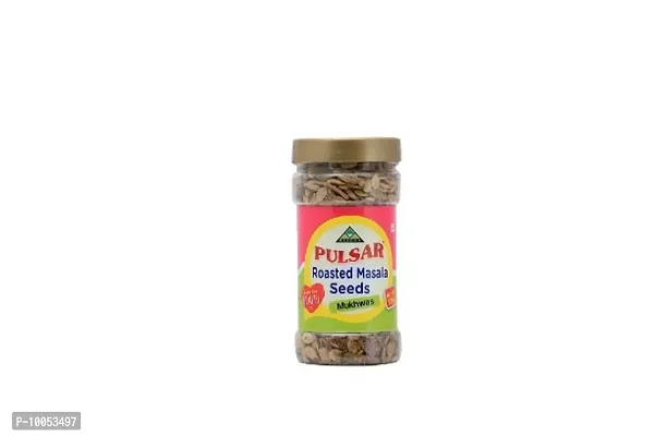 Pulsar Roasted Masala Seeds Mukhwas (Salty  Spicy), 120G Trendy Bottle, Naturally Cholesterol Free-thumb0