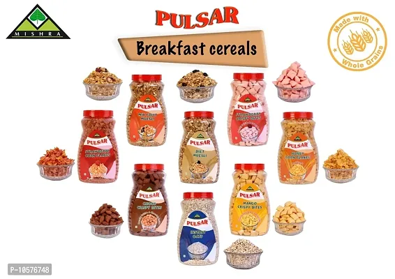 PULSAR INSTANT OATS, 500G SWEET ZIPPER POUCH 100% NATURAL(HIGH FIBER  PROTEIN, HELPS IN MANAGE WEIGHT)-thumb3