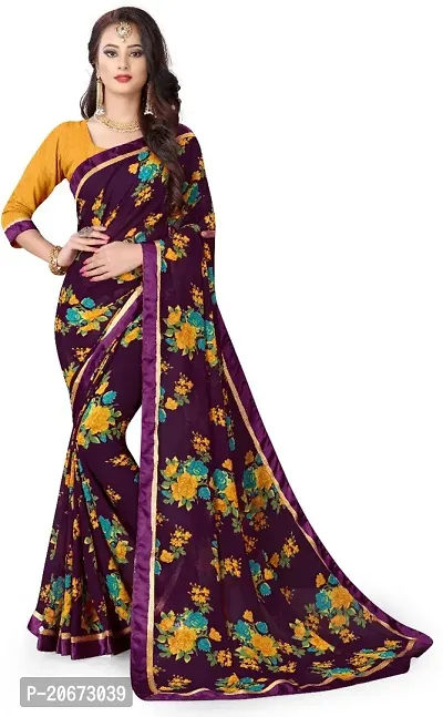 Stylish Fancy Designer Georgette Saree With Blouse Piece For Women