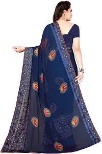 Stylish Fancy Designer Satin Saree With Blouse Piece For Women-thumb1