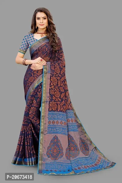 Stylish Fancy Designer Chiffon Saree With Blouse Piece For Women