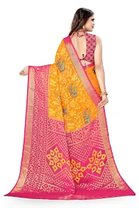 Stylish Fancy Designer Brasso Saree With Blouse Piece For Women-thumb2