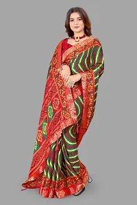 Stylish Fancy Designer Georgette Saree With Blouse Piece For Women-thumb3