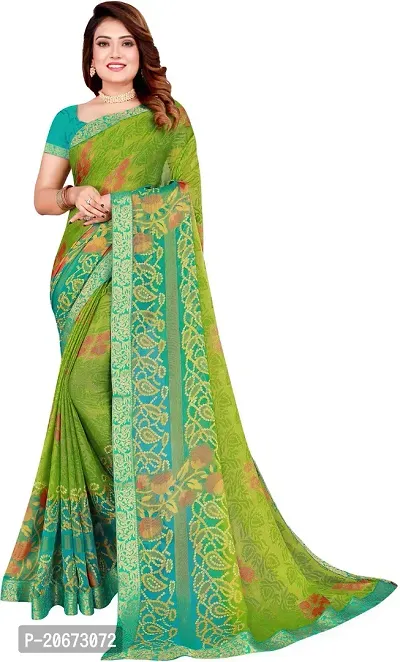 Stylish Fancy Designer Chiffon Saree With Blouse Piece For Women