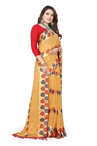 Stylish Fancy Designer Satin Saree With Blouse Piece For Women-thumb2