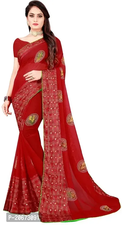 Stylish Fancy Designer Satin Saree With Blouse Piece For Women