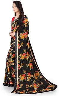 Stylish Fancy Designer Georgette Saree With Blouse Piece For Women-thumb2