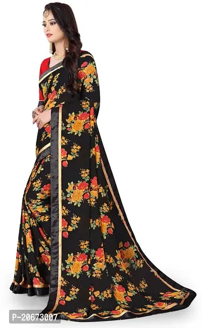 Stylish Fancy Designer Georgette Saree With Blouse Piece For Women-thumb3