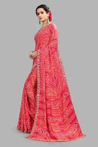 Stylish Fancy Designer Silk Blend Saree With Blouse Piece For Women-thumb2