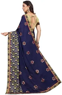 Stylish Fancy Designer Georgette Saree With Blouse Piece For Women-thumb3