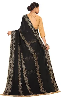 Stylish Fancy Designer Chiffon Saree With Blouse Piece For Women-thumb2