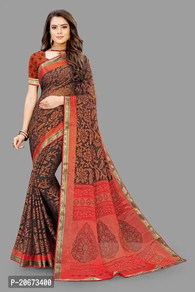 Stylish Fancy Designer Chiffon Saree With Blouse Piece For Women