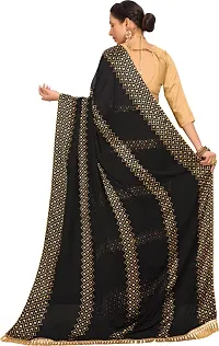 Stylish Fancy Designer Satin Saree With Blouse Piece For Women-thumb2