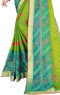 Stylish Fancy Designer Chiffon Saree With Blouse Piece For Women-thumb4