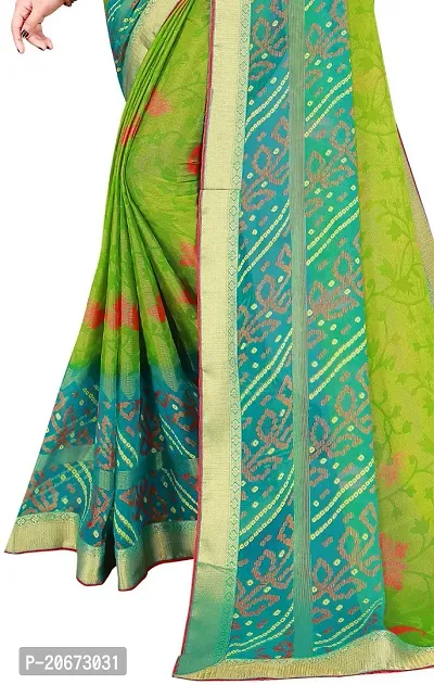 Stylish Fancy Designer Chiffon Saree With Blouse Piece For Women-thumb5