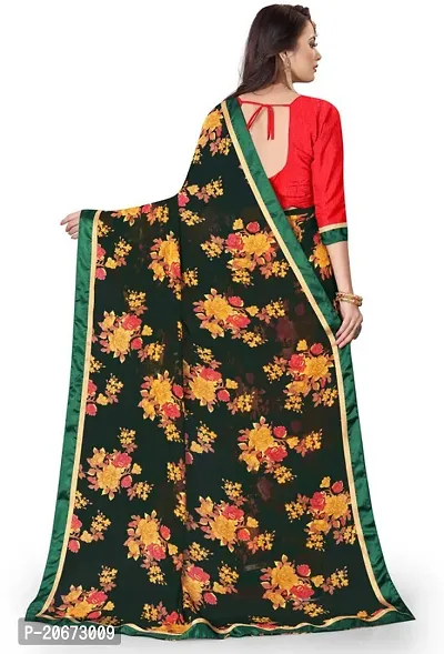 Stylish Fancy Designer Georgette Saree With Blouse Piece For Women-thumb2