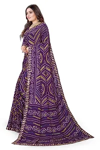 Stylish Fancy Designer Chiffon Saree With Blouse Piece For Women-thumb3