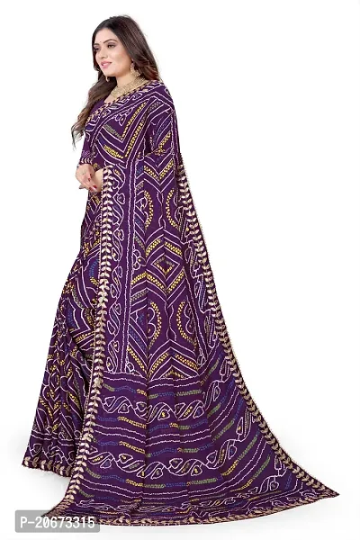 Stylish Fancy Designer Chiffon Saree With Blouse Piece For Women-thumb4