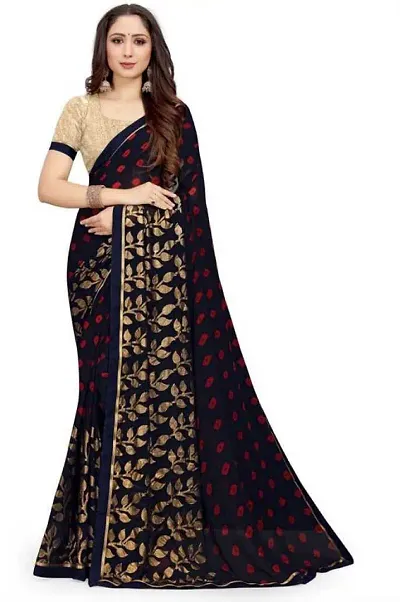 Stylish Fancy Designer Georgette Saree With Blouse Piece For Women