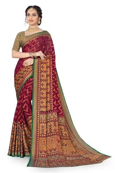 Stylish Fancy Designer Chiffon Saree With Blouse Piece For Women