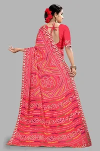 Stylish Fancy Designer Silk Blend Saree With Blouse Piece For Women-thumb1