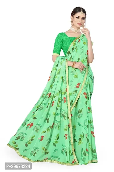 Stylish Fancy Designer Georgette Saree With Blouse Piece For Women-thumb2