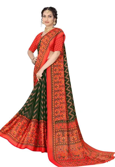 Stylish Fancy Designer Chiffon Saree With Blouse Piece For Women