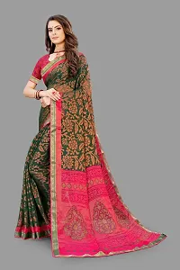 Stylish Fancy Designer Chiffon Saree With Blouse Piece For Women-thumb1