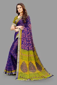 Stylish Fancy Designer Chiffon Saree With Blouse Piece For Women-thumb1