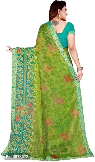 Stylish Fancy Designer Chiffon Saree With Blouse Piece For Women-thumb3