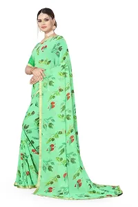 Stylish Fancy Designer Georgette Saree With Blouse Piece For Women-thumb2