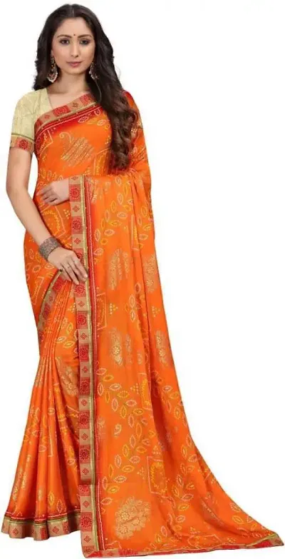 Stylish Fancy Designer Georgette Saree With Blouse Piece For Women