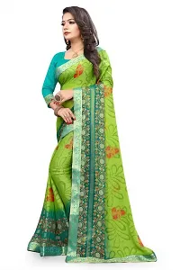 Stylish Fancy Designer Chiffon Saree With Blouse Piece For Women-thumb3