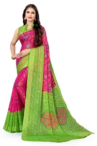 Stylish Fancy Designer Brasso Saree With Blouse Piece For Women-thumb4