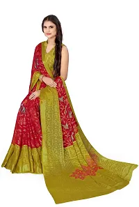 Stylish Fancy Designer Brasso Saree With Blouse Piece For Women-thumb1