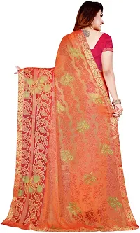 Stylish Fancy Designer Chiffon Saree With Blouse Piece For Women-thumb2