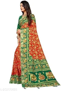 Stylish Fancy Designer Chiffon Saree With Blouse Piece For Women-thumb3