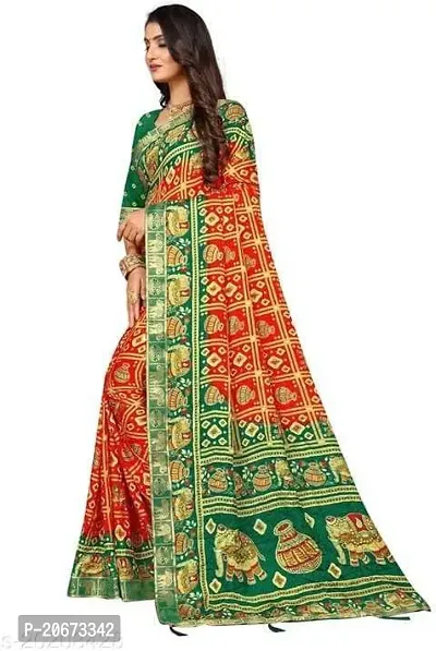 Stylish Fancy Designer Chiffon Saree With Blouse Piece For Women-thumb4