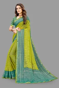 Stylish Fancy Designer Chiffon Saree With Blouse Piece For Women-thumb1