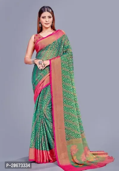 Stylish Fancy Designer Chiffon Saree With Blouse Piece For Women-thumb0