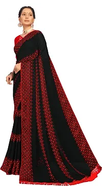 Stylish Fancy Designer Chiffon Saree With Blouse Piece For Women-thumb1