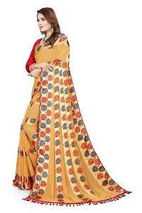 Stylish Fancy Designer Satin Saree With Blouse Piece For Women-thumb1