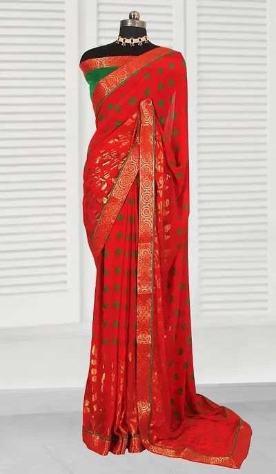 Stylish Women Art Silk Saree with Blouse piece